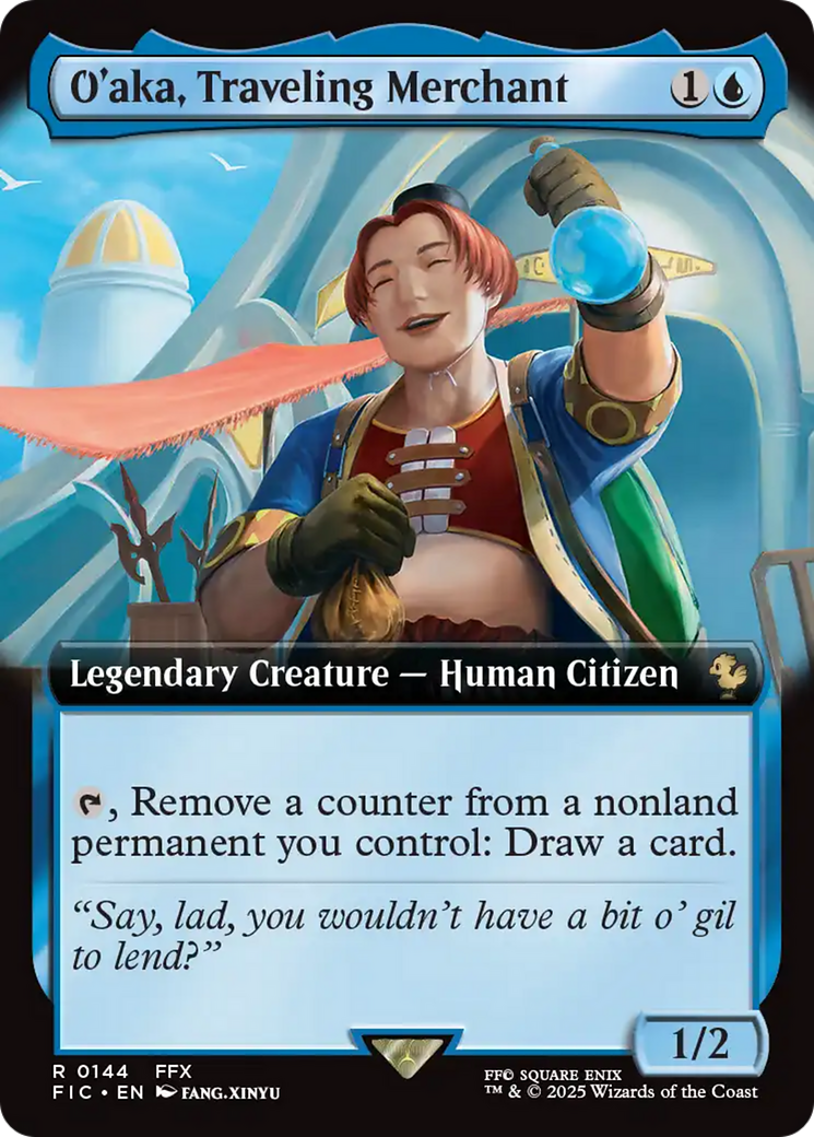 O'aka, Traveling Merchant (Extended Art) [FINAL FANTASY Commander] | Empire Gaming NC