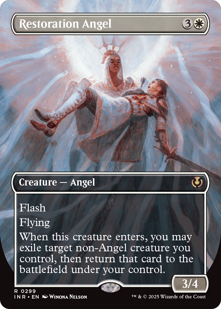 Restoration Angel (Borderless) [Innistrad Remastered] | Empire Gaming NC