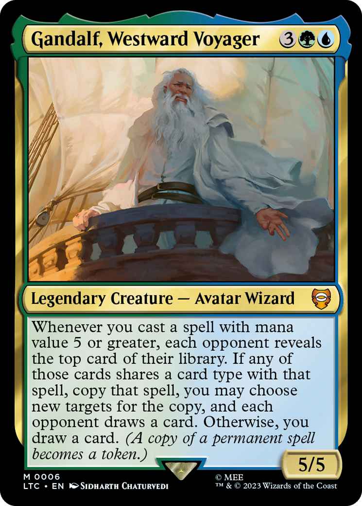 Gandalf, Westward Voyager [The Lord of the Rings: Tales of Middle-Earth Commander] | Empire Gaming NC