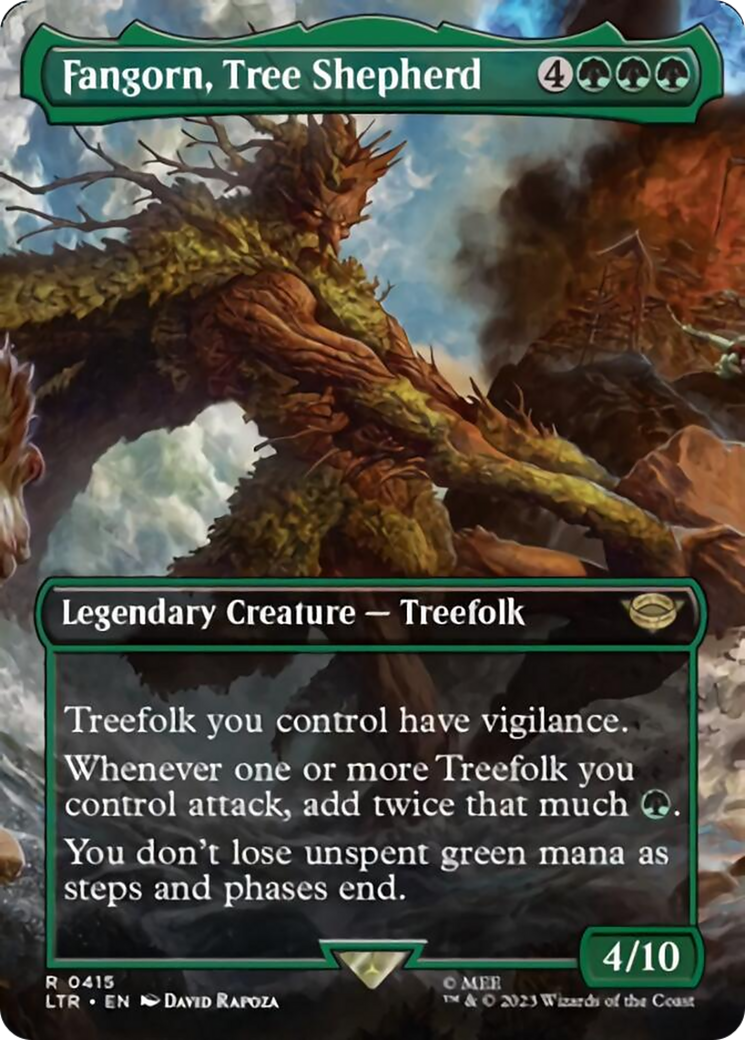 Fangorn, Tree Shepherd (Borderless Alternate Art) [The Lord of the Rings: Tales of Middle-Earth] | Empire Gaming NC