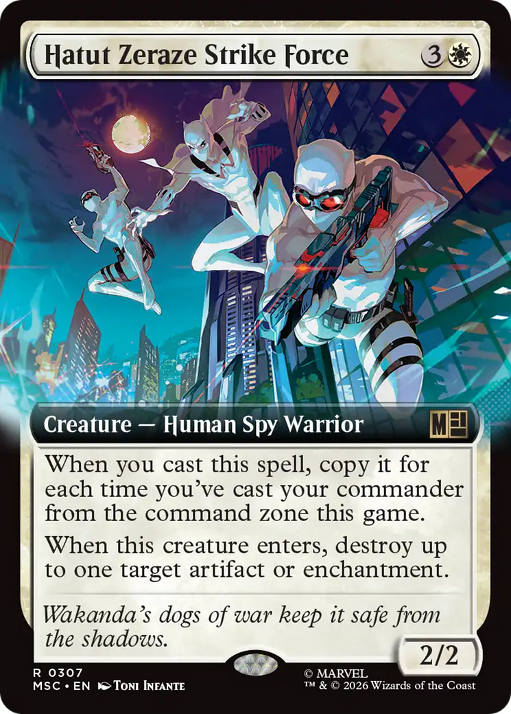 Hatut Zeraze Strike Force (Extended Art) [Marvel Super Heroes Commander] | Empire Gaming NC