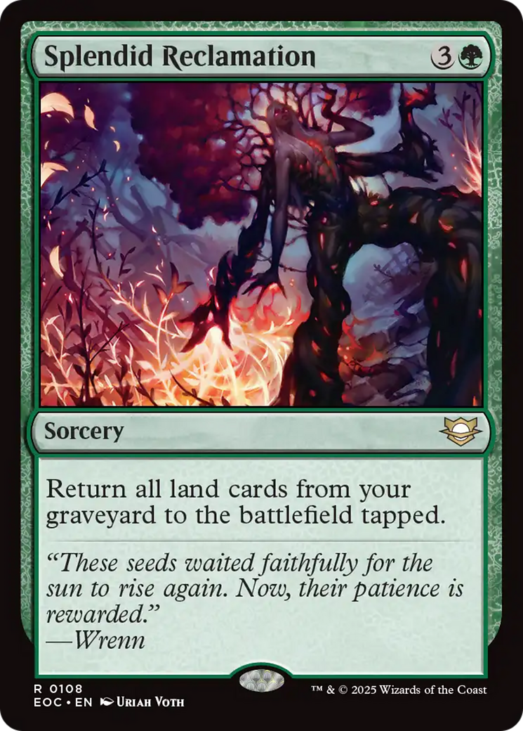 Splendid Reclamation [Edge of Eternities Commander] | Empire Gaming NC