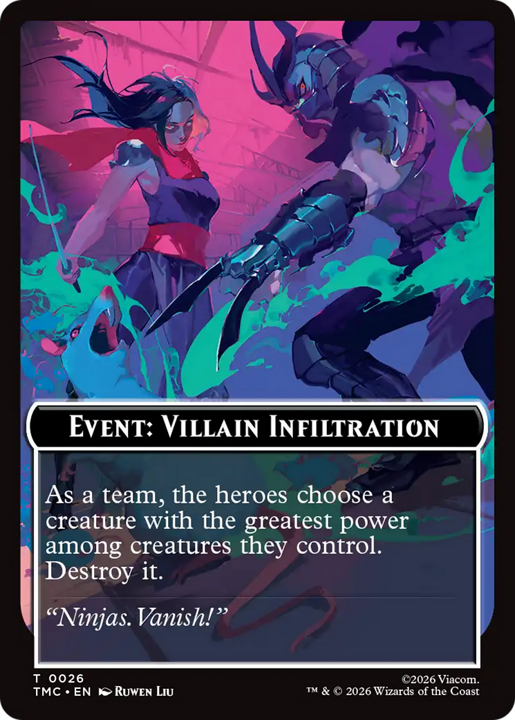 Event: Villain Infiltration [Teenage Mutant Ninja Turtles Commander Tokens] | Empire Gaming NC