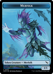 Thopter (0020) // Merfolk Double-Sided Token [Murders at Karlov Manor Tokens] | Empire Gaming NC