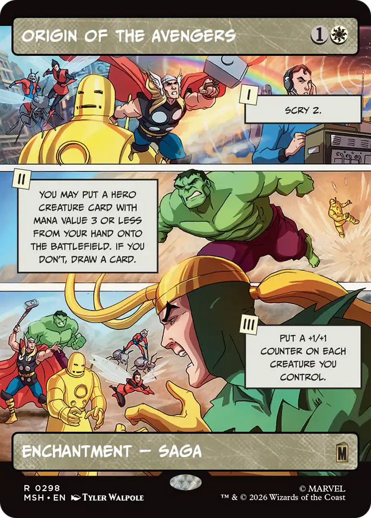 Origin of the Avengers (Borderless) [Marvel Super Heroes] | Empire Gaming NC