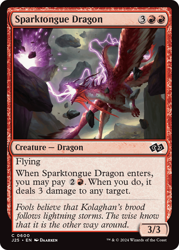 Sparktongue Dragon [Foundations Jumpstart] | Empire Gaming NC