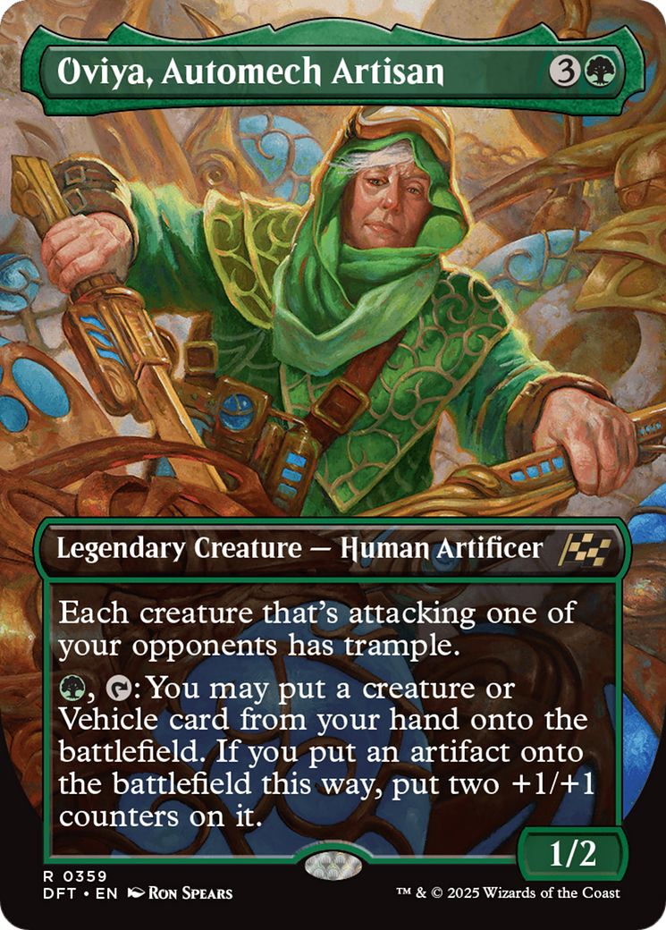 Oviya, Automech Artisan (Borderless) [Aetherdrift] | Empire Gaming NC