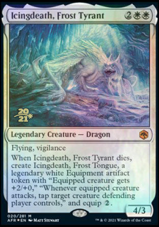 Icingdeath, Frost Tyrant [Dungeons & Dragons: Adventures in the Forgotten Realms Prerelease Promos] | Empire Gaming NC