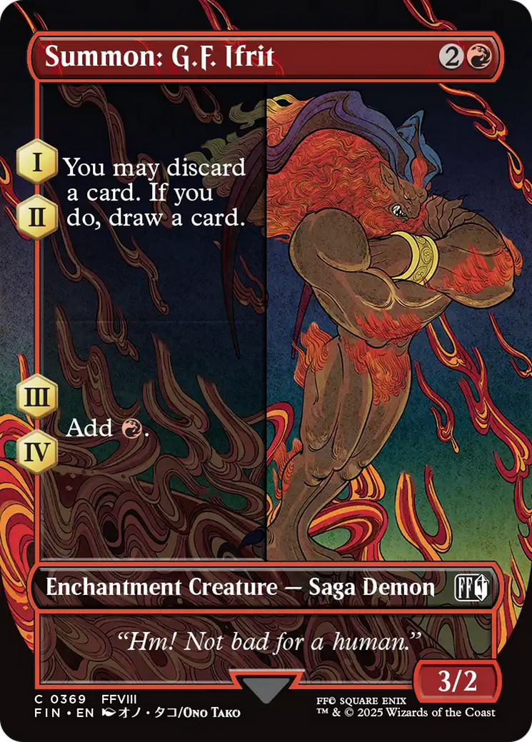 Summon: G.F. Ifrit (Borderless) [FINAL FANTASY] | Empire Gaming NC