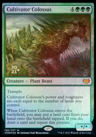 Cultivator Colossus [Innistrad: Crimson Vow Prerelease Promos] | Empire Gaming NC