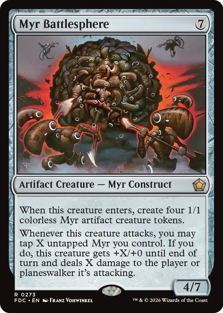 Myr Battlesphere [Foundations Commander] | Empire Gaming NC