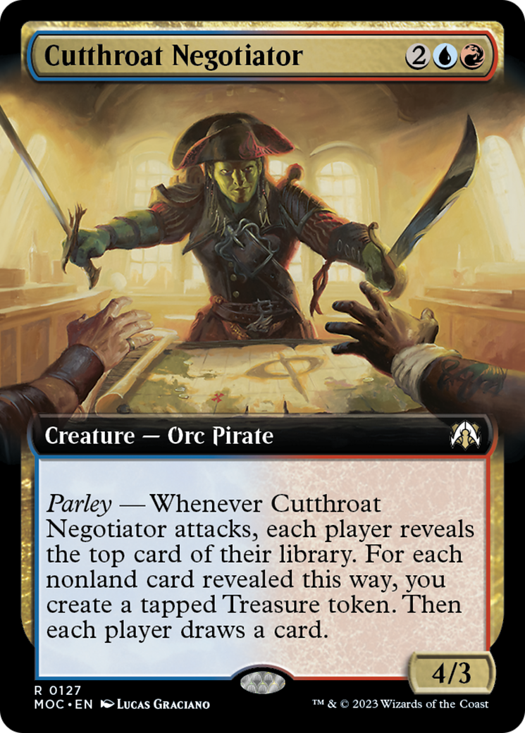 Cutthroat Negotiator (Extended Art) [March of the Machine Commander] | Empire Gaming NC