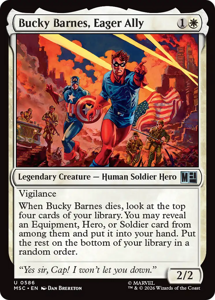 Bucky Barnes, Eager Ally [Marvel Super Heroes Commander] | Empire Gaming NC