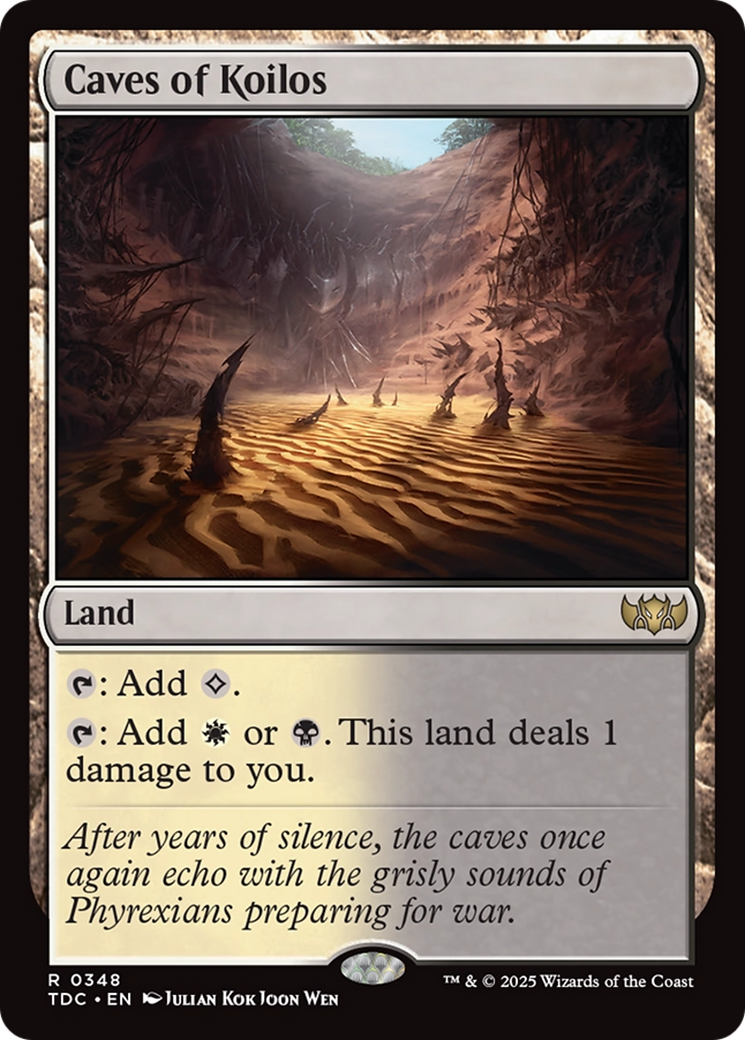 Caves of Koilos [Tarkir: Dragonstorm Commander] | Empire Gaming NC