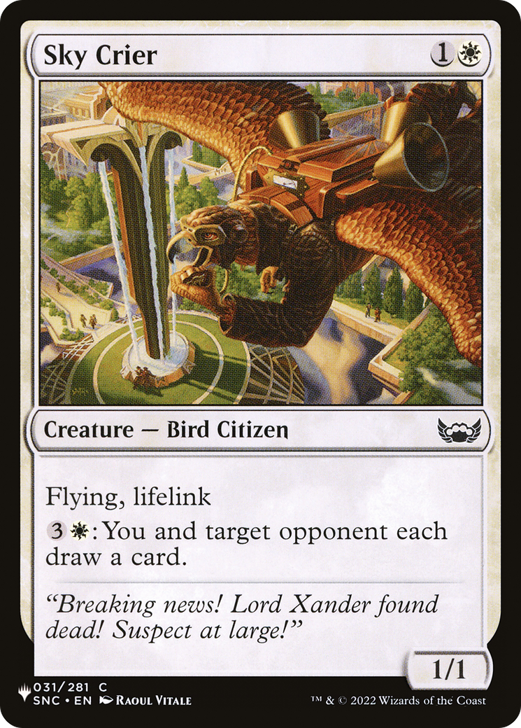 Sky Crier [The List] | Empire Gaming NC