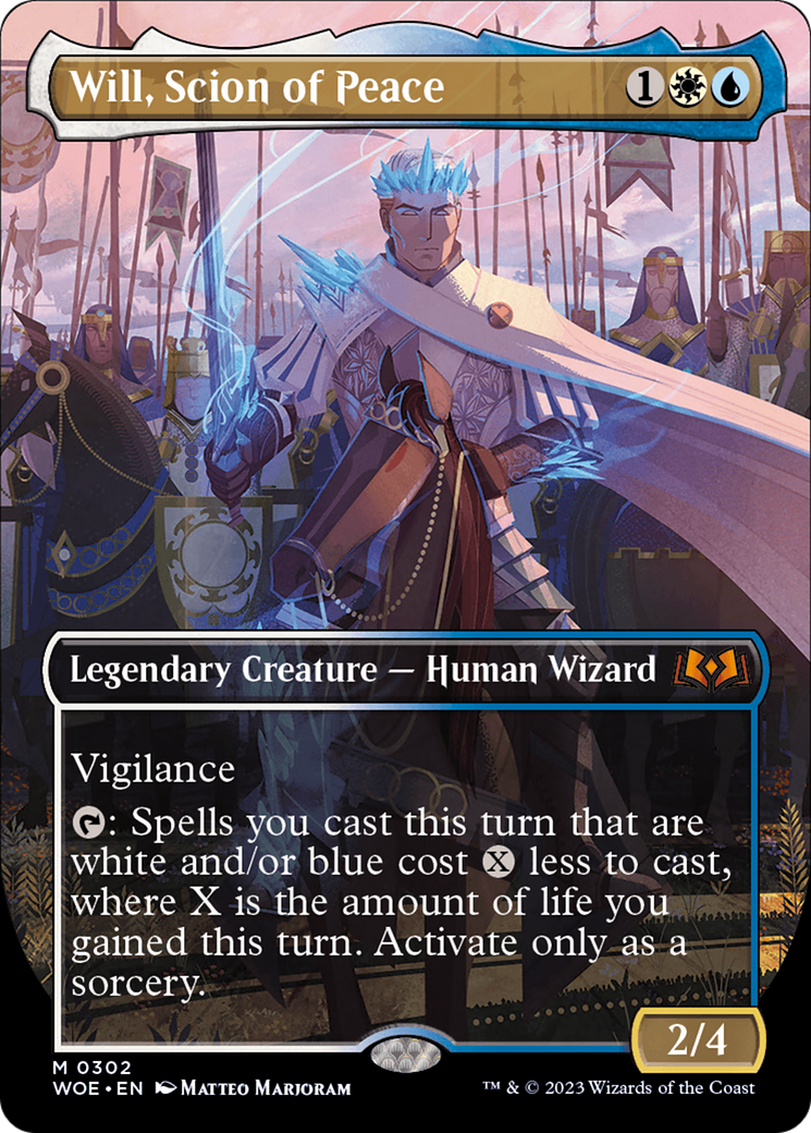 Will, Scion of Peace (Borderless Alternate Art) [Wilds of Eldraine] | Empire Gaming NC