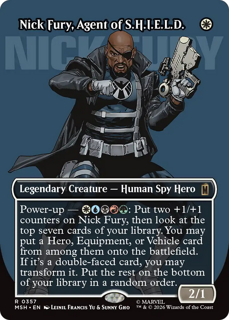 Nick Fury, Agent of S.H.I.E.L.D. (Borderless) (0357) [Marvel Super Heroes] | Empire Gaming NC