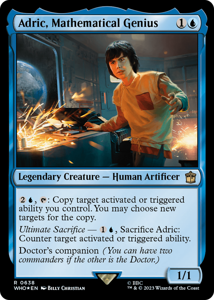 Adric, Mathematical Genius (Surge Foil) [Doctor Who] | Empire Gaming NC