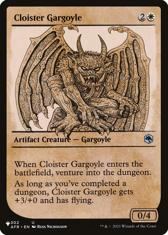 Cloister Gargoyle (Showcase) [The List] | Empire Gaming NC