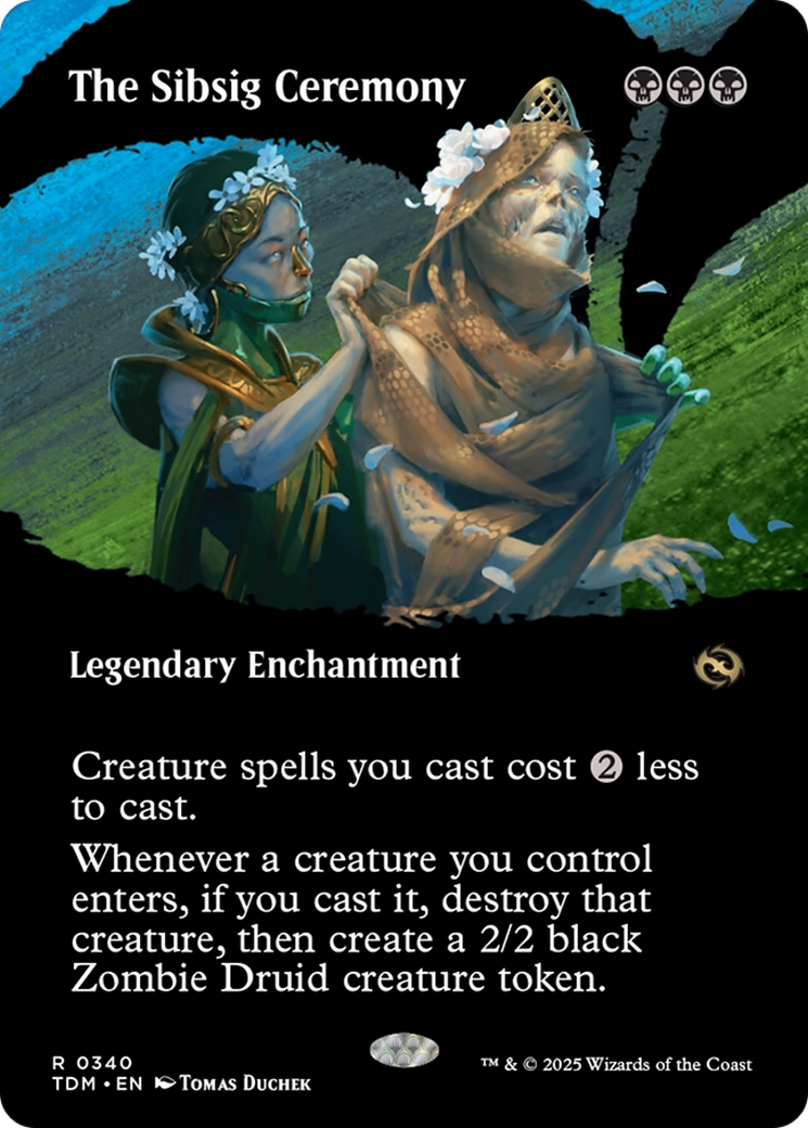 The Sibsig Ceremony (Borderless) [Tarkir: Dragonstorm] | Empire Gaming NC
