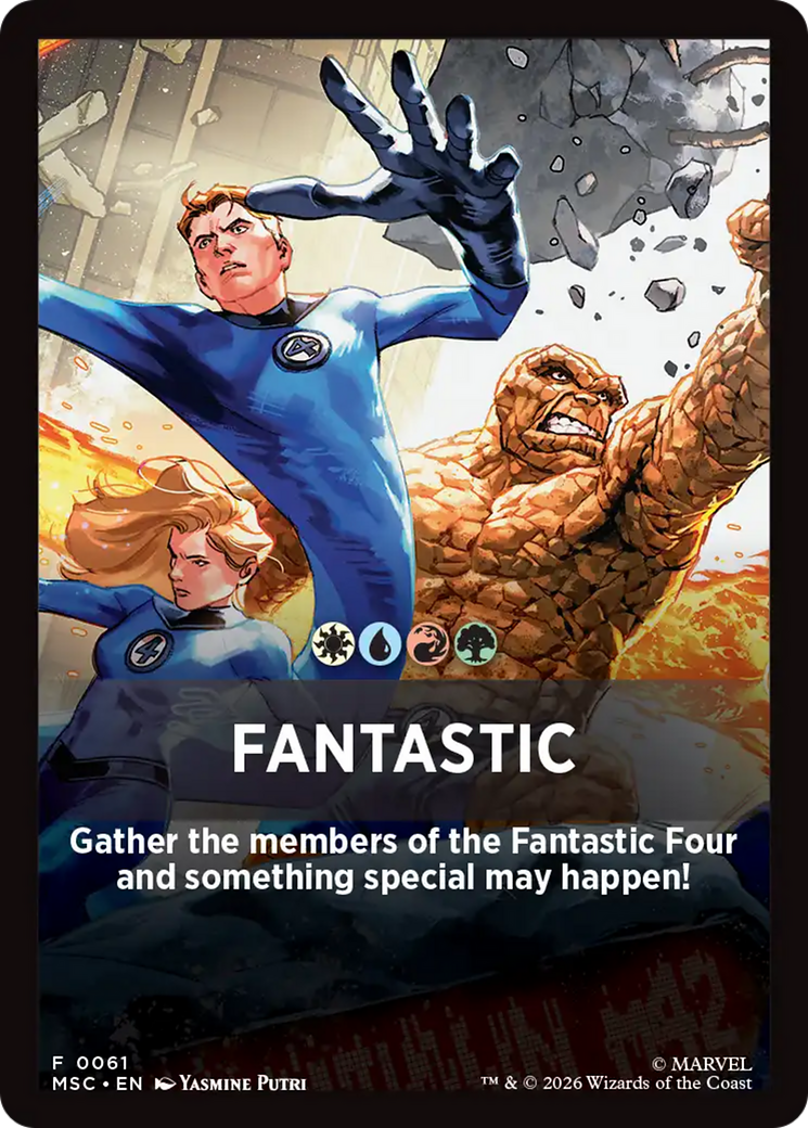 Fantastic Theme Card [Marvel Super Heroes Commander] | Empire Gaming NC