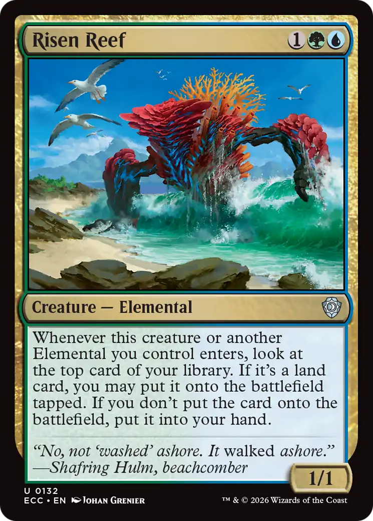 Risen Reef [Lorwyn Eclipsed Commander] | Empire Gaming NC