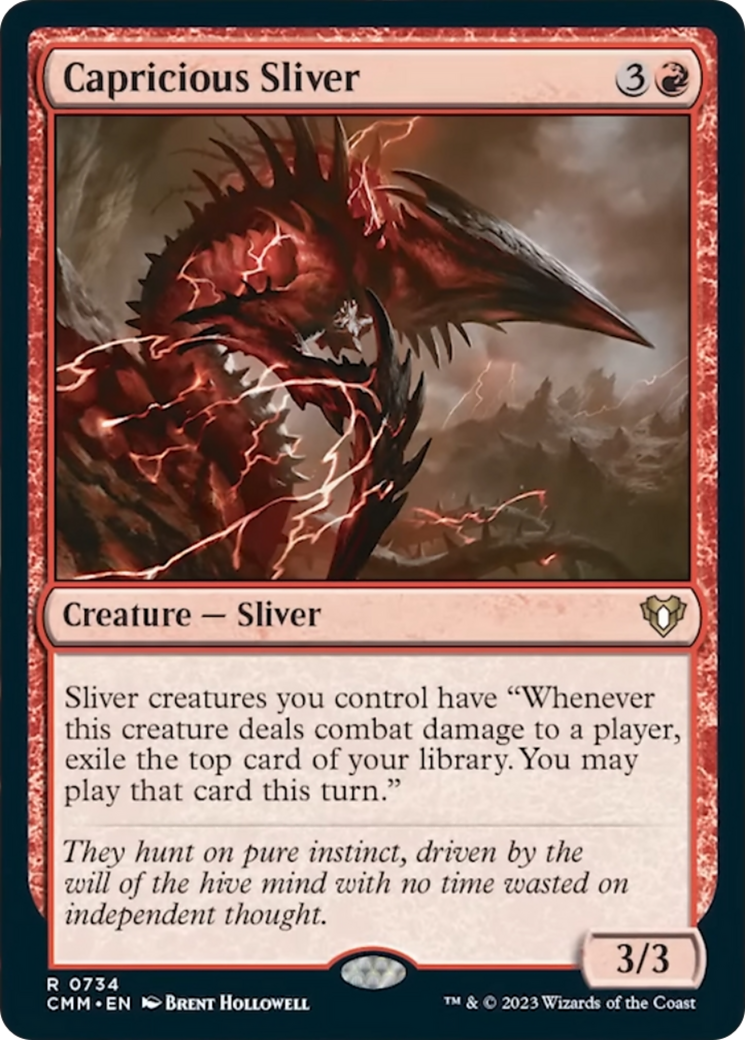 Capricious Sliver [Commander Masters] | Empire Gaming NC