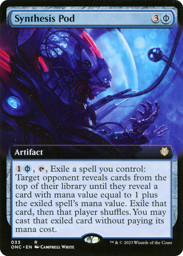 Synthesis Pod (Extended Art) [Phyrexia: All Will Be One Commander] | Empire Gaming NC