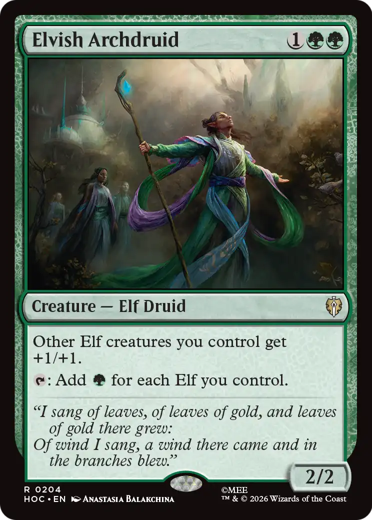 Elvish Archdruid [The Hobbit: Eternal-Legal] | Empire Gaming NC