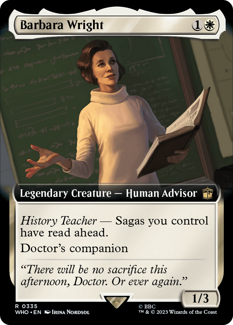 Barbara Wright (Extended Art) [Doctor Who] | Empire Gaming NC