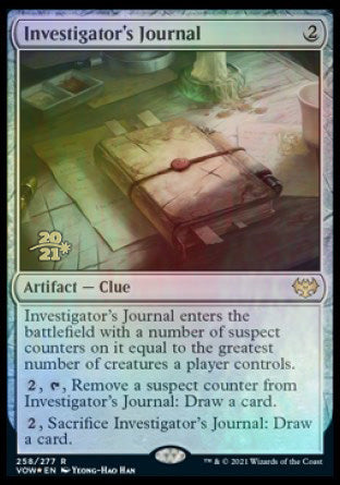 Investigator's Journal [Innistrad: Crimson Vow Prerelease Promos] | Empire Gaming NC