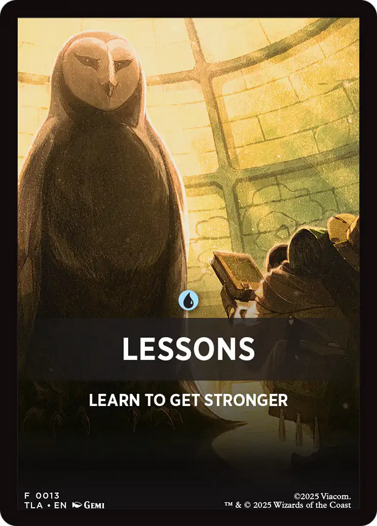 Lessons Theme Card [Avatar: The Last Airbender Tokens] | Empire Gaming NC
