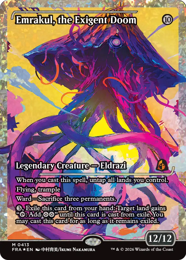 Emrakul, the Exigent Doom (Showcase) (Fracture Foil) [Reality Fracture] | Empire Gaming NC