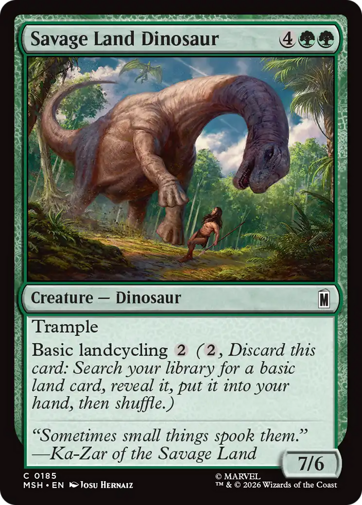 Savage Land Dinosaur [Marvel Super Heroes] | Empire Gaming NC