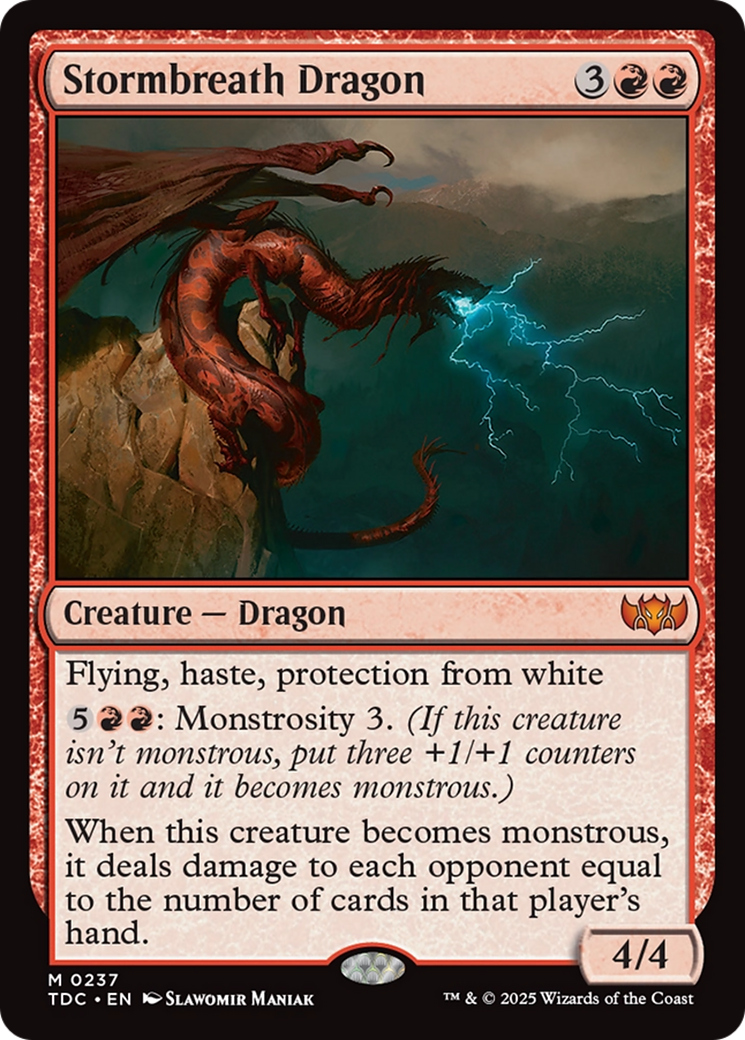 Stormbreath Dragon [Tarkir: Dragonstorm Commander] | Empire Gaming NC