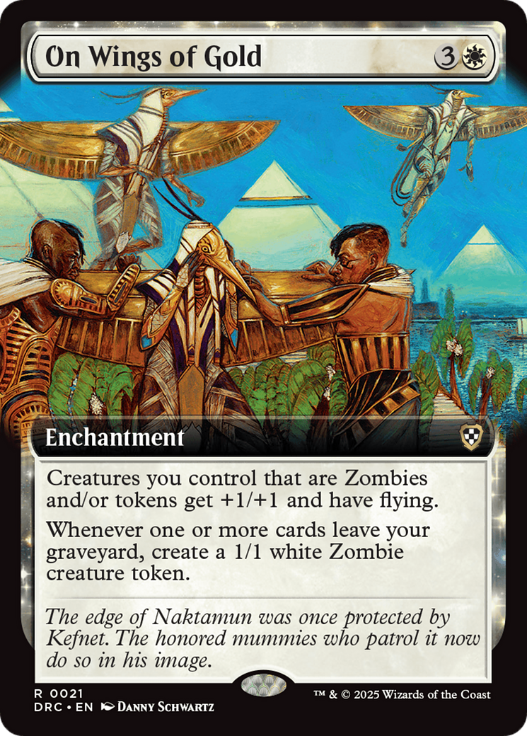 On Wings of Gold (Extended Art) [Aetherdrift Commander] | Empire Gaming NC
