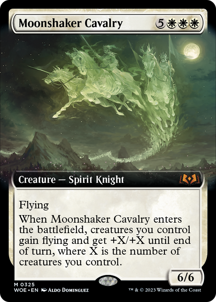 Moonshaker Cavalry (Extended Art) [Wilds of Eldraine] | Empire Gaming NC