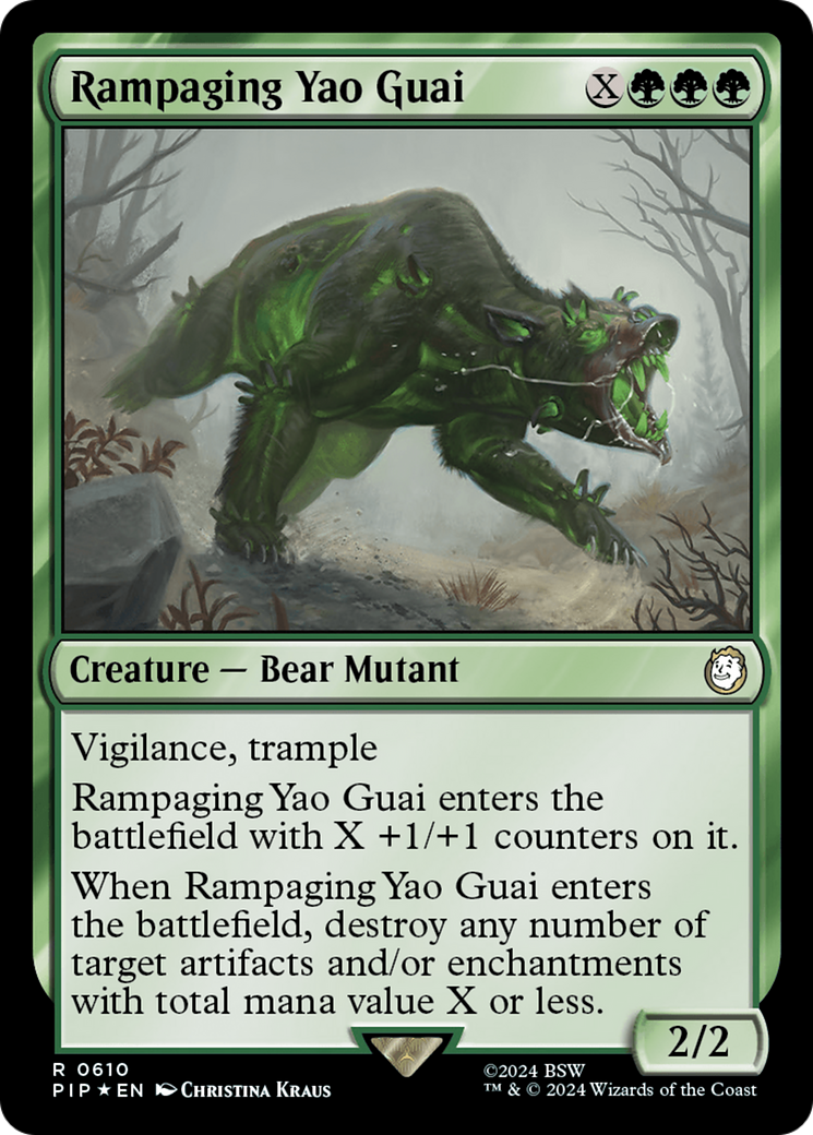 Rampaging Yao Guai (Surge Foil) [Fallout] | Empire Gaming NC