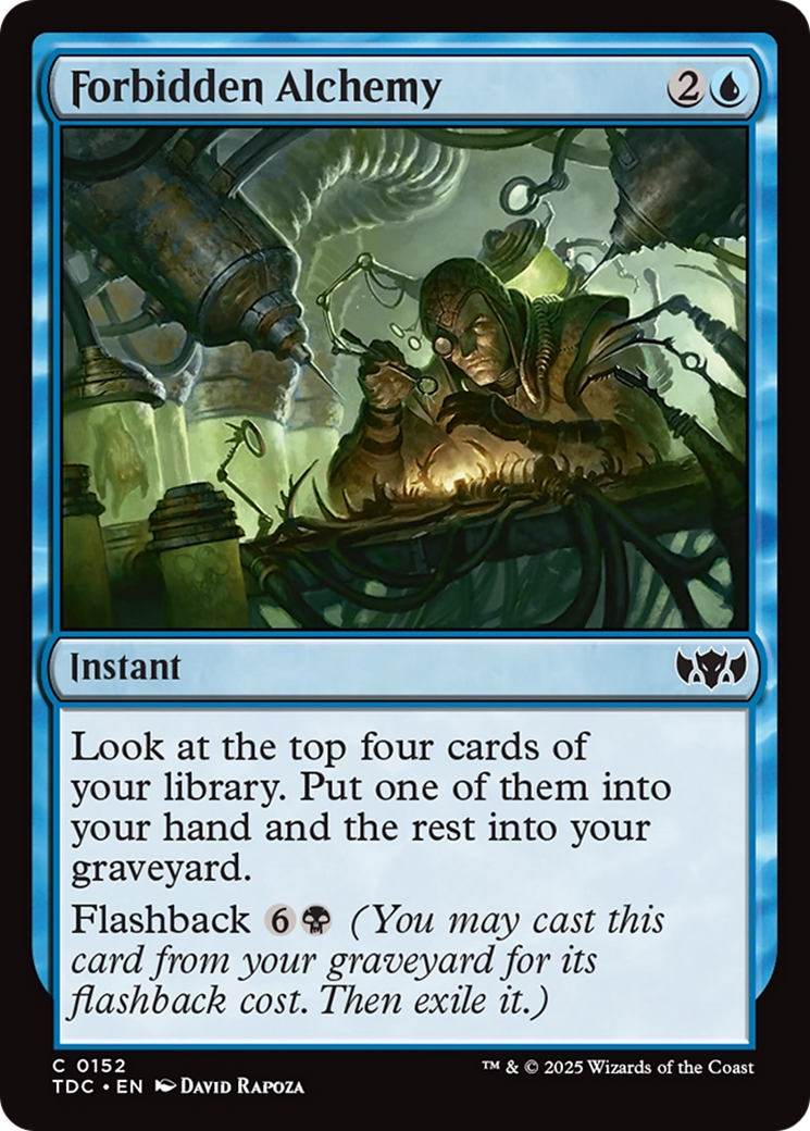 Forbidden Alchemy [Tarkir: Dragonstorm Commander] | Empire Gaming NC