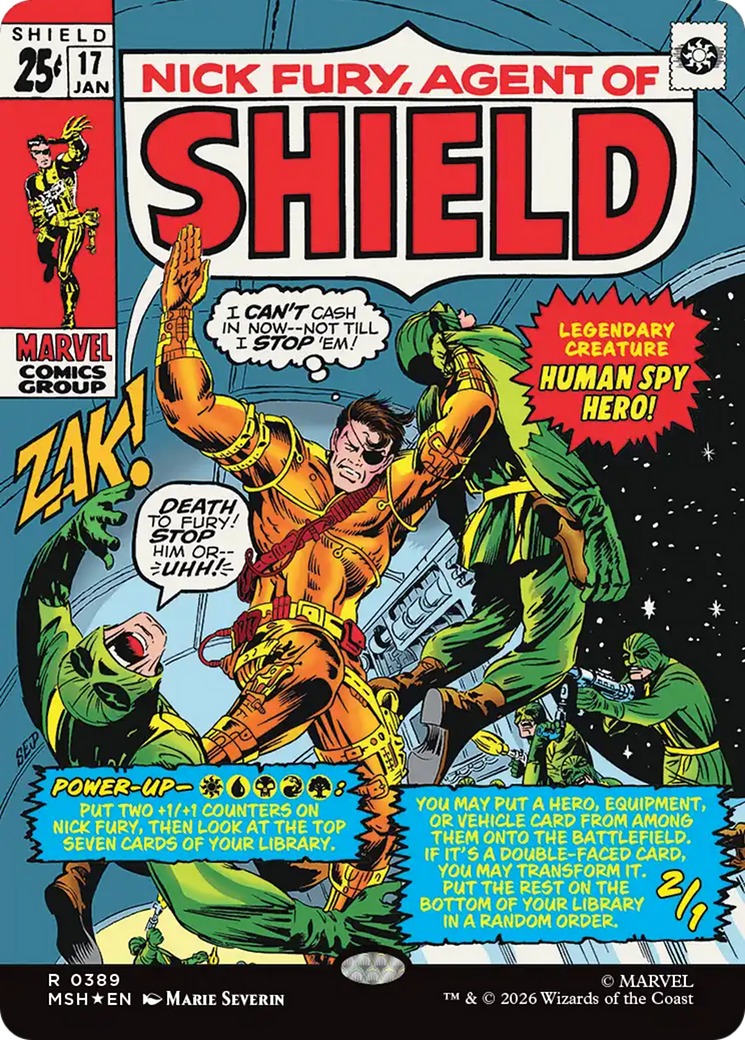 Nick Fury, Agent of SHIELD (Borderless) (0389) [Marvel Super Heroes] | Empire Gaming NC