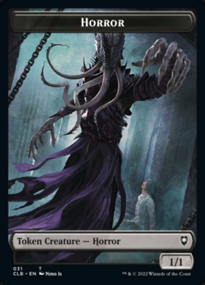 Horror // Eldrazi Horror Double-Sided Token [Commander Legends: Battle for Baldur's Gate Tokens] | Empire Gaming NC