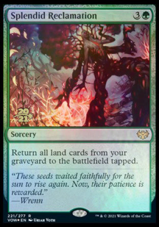 Splendid Reclamation [Innistrad: Crimson Vow Prerelease Promos] | Empire Gaming NC