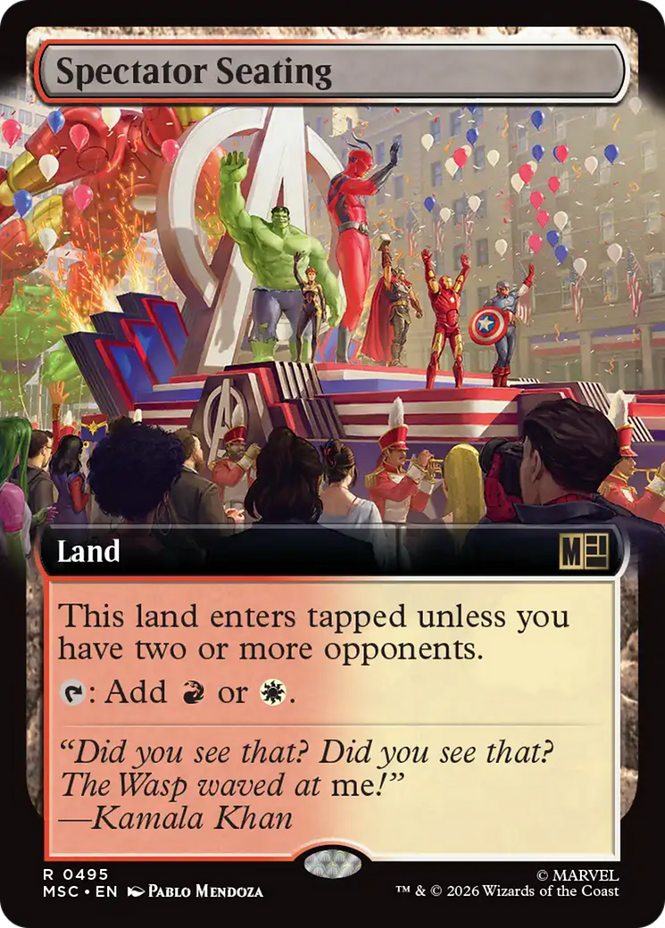 Spectator Seating (Extended Art) [Marvel Super Heroes Commander] | Empire Gaming NC