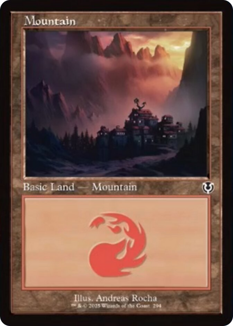 Mountain (294) (Retro Frame) [Innistrad Remastered] | Empire Gaming NC