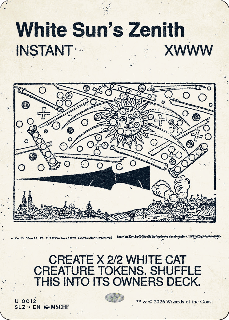 White Sun's Zenith (0012) [Secret Lair x MSCHF: The Zeta Set] | Empire Gaming NC