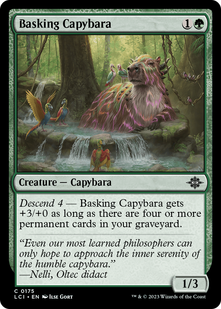 Basking Capybara [The Lost Caverns of Ixalan] | Empire Gaming NC