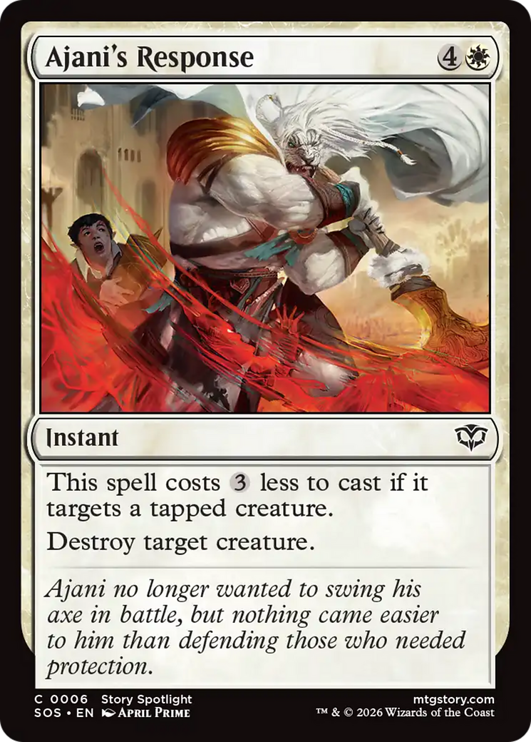 Ajani's Response [Secrets of Strixhaven] | Empire Gaming NC
