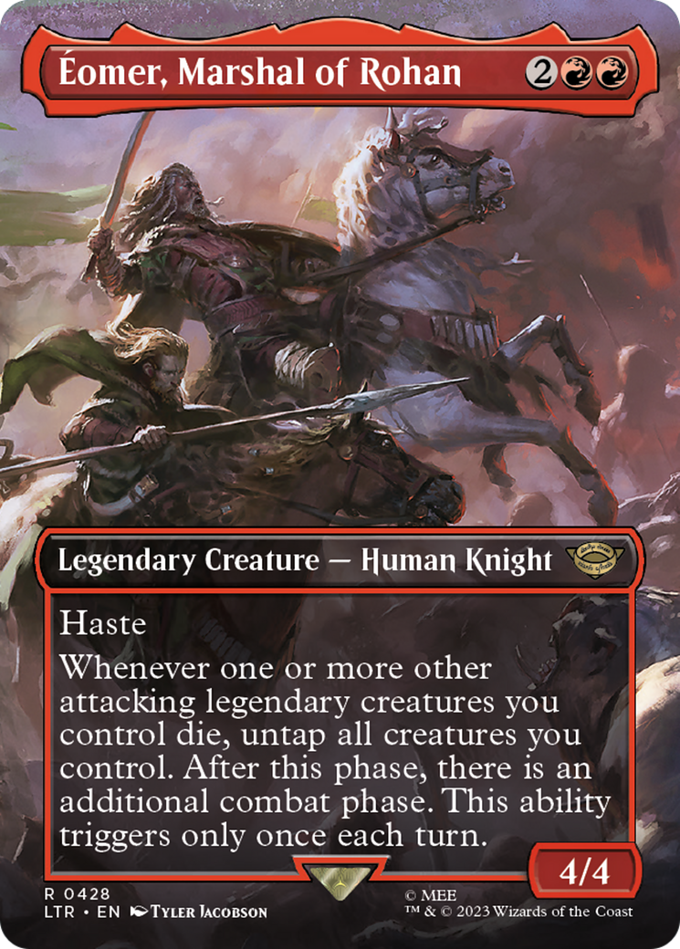 Eomer, Marshal of Rohan (Borderless Alternate Art) [The Lord of the Rings: Tales of Middle-Earth] | Empire Gaming NC