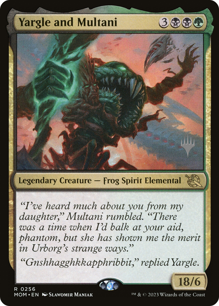 Yargle and Multani (Promo Pack) [March of the Machine Promos] | Empire Gaming NC