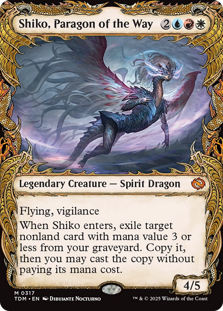 Shiko, Paragon of the Way (Showcase) [Tarkir: Dragonstorm] | Empire Gaming NC